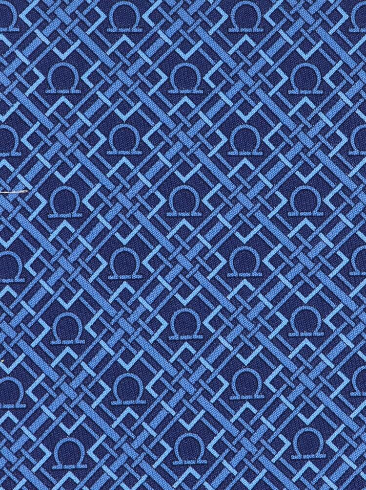 Check Gancini print silk tie Gallery image 2
