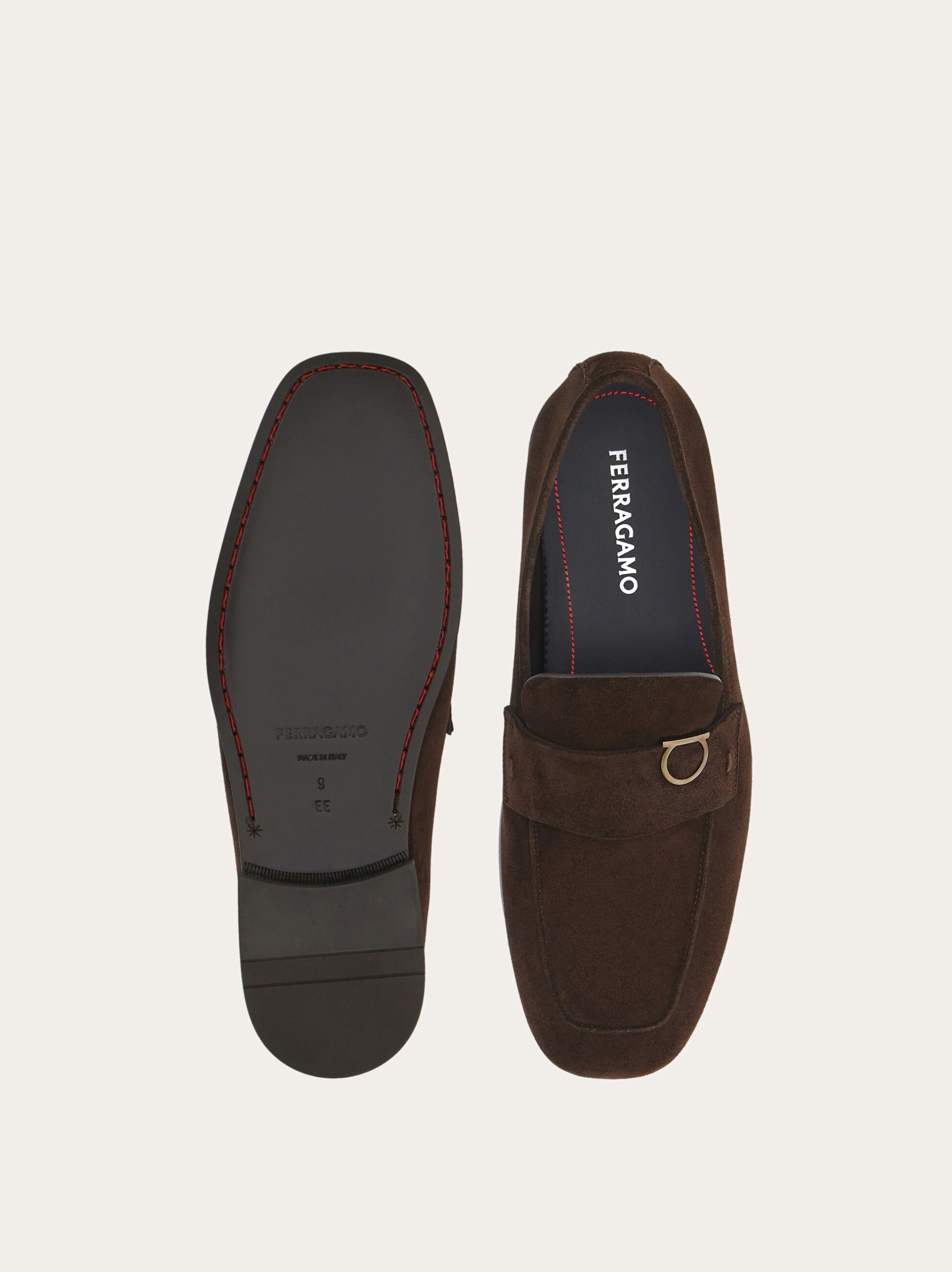 Moccasin with Gancini ornament - Shoes - Men - Salvatore Ferragamo UK 
