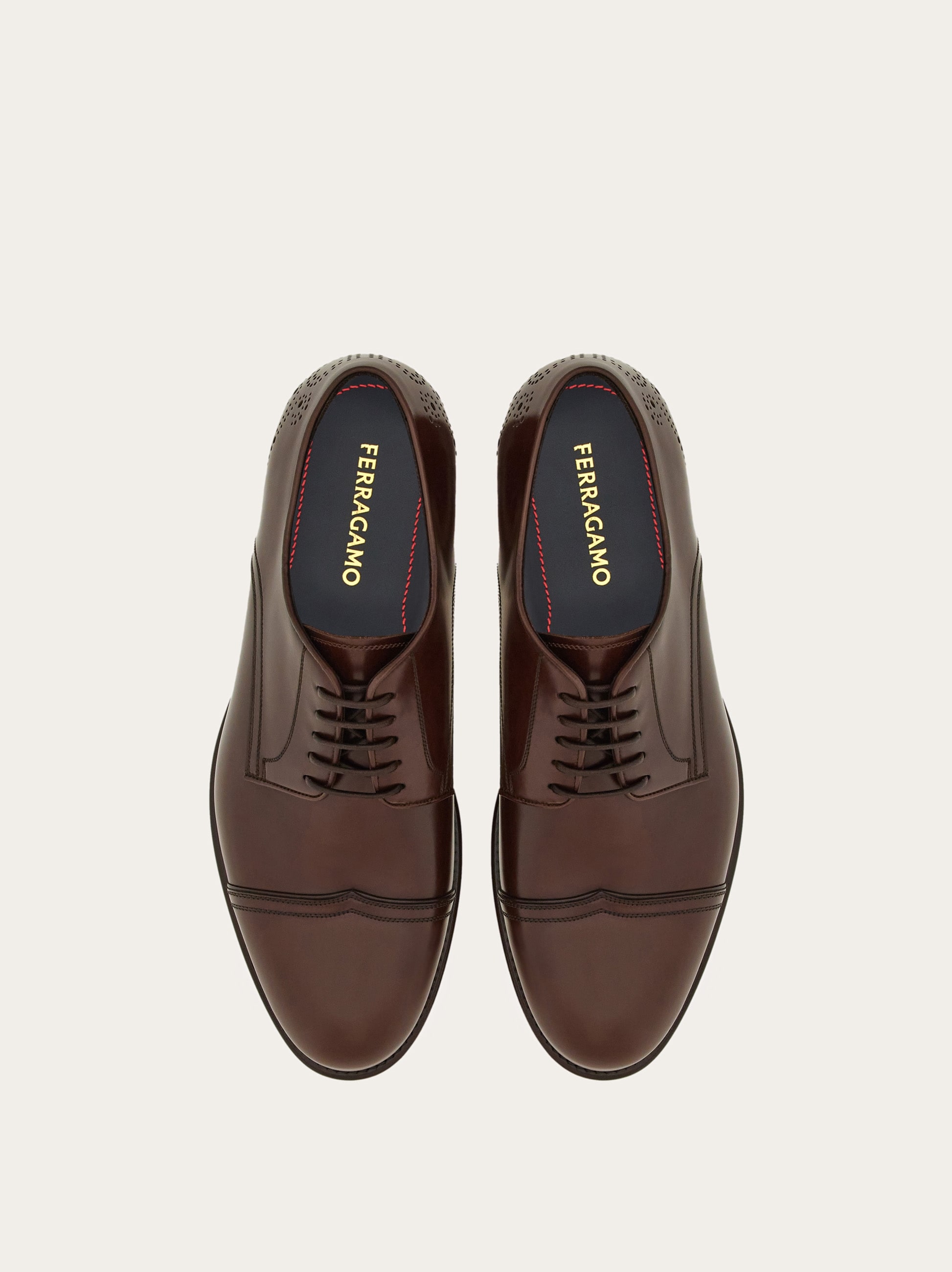 Derby with toe cap - Men | Ferragamo