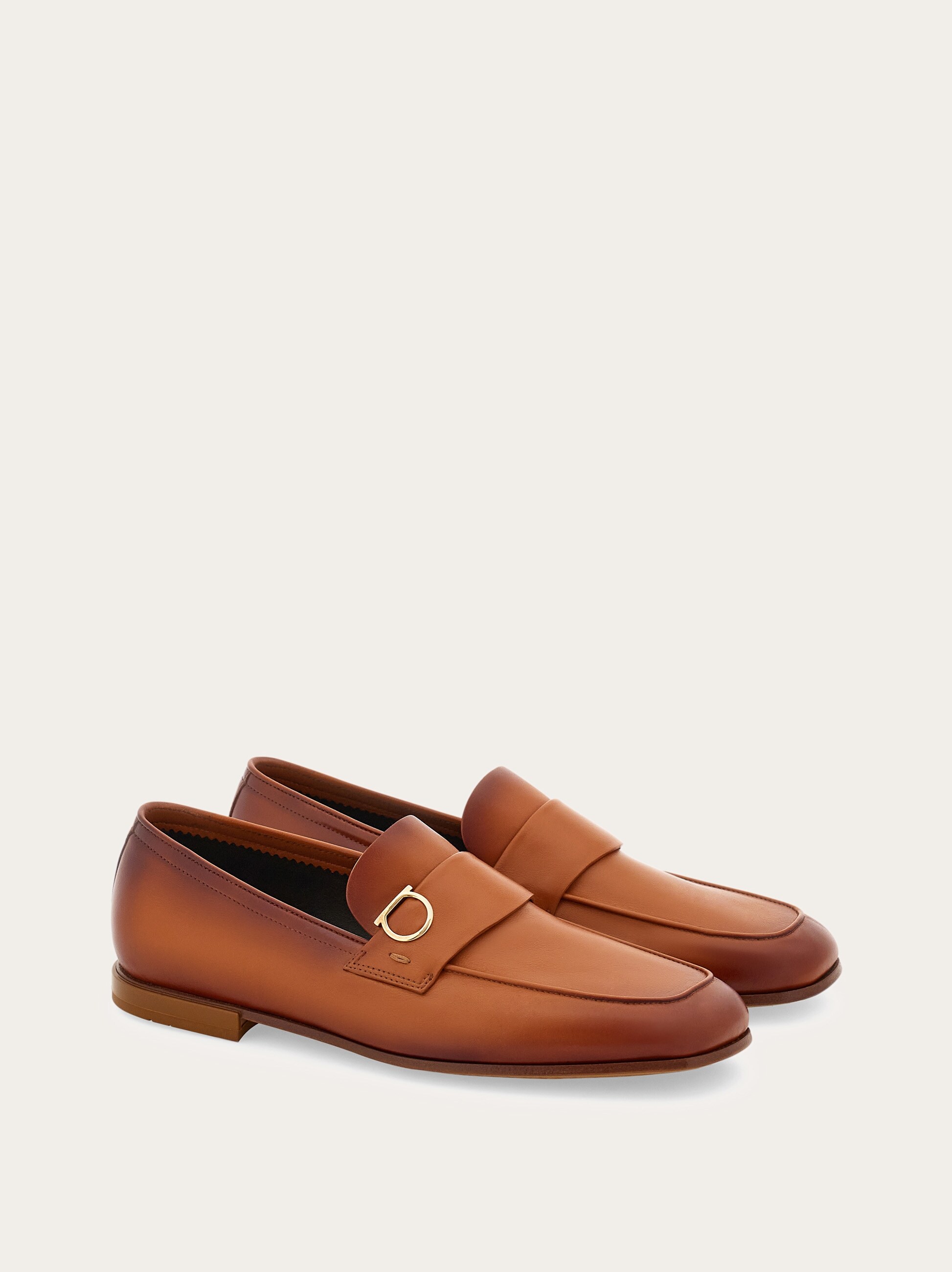 Moccasin mule with Gancini ornament - Shoes - Men - Salvatore 