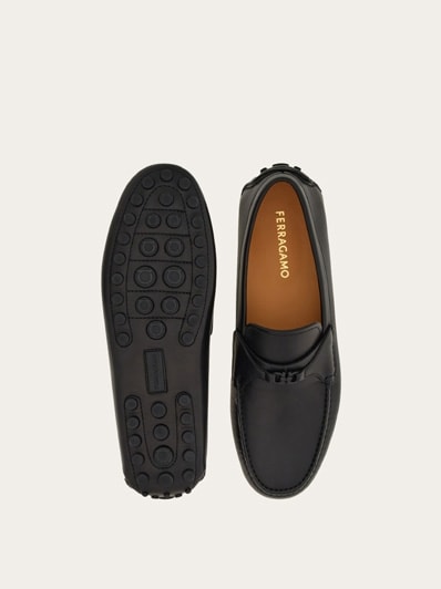 Driver with Gancini ornament - Shoes - Men - Salvatore Ferragamo EU