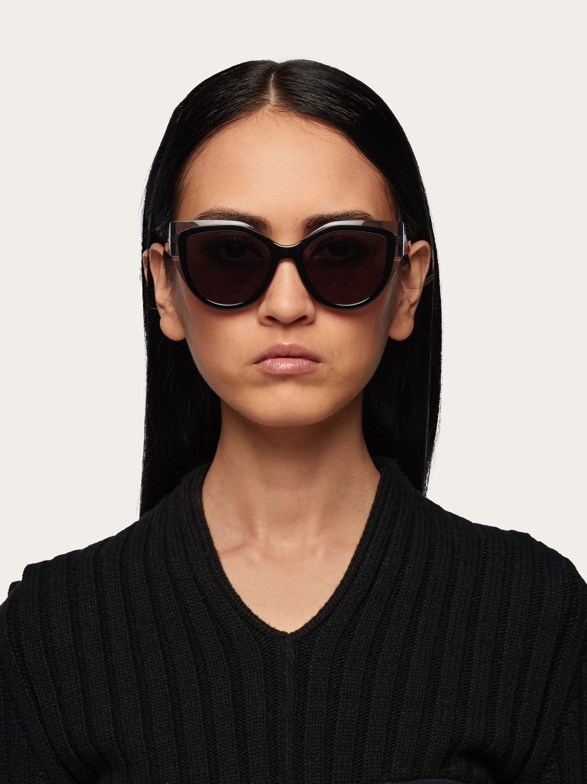 Cat-eye frame sunglasses - Women | Ferragamo display picture 2