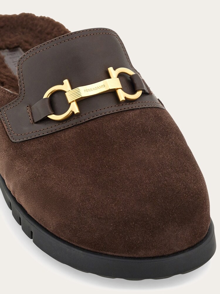 Mule with Gancini ornament - Shoes - Men - Salvatore Ferragamo US