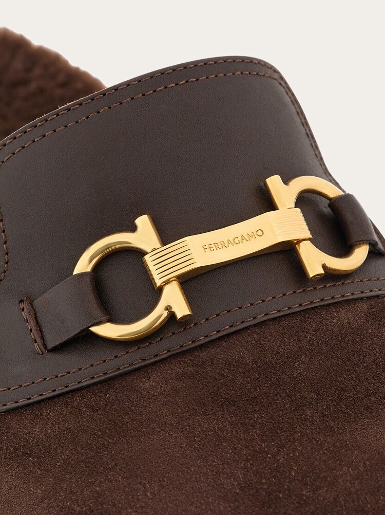 Mule with Gancini ornament - Shoes - Men - Salvatore Ferragamo US 