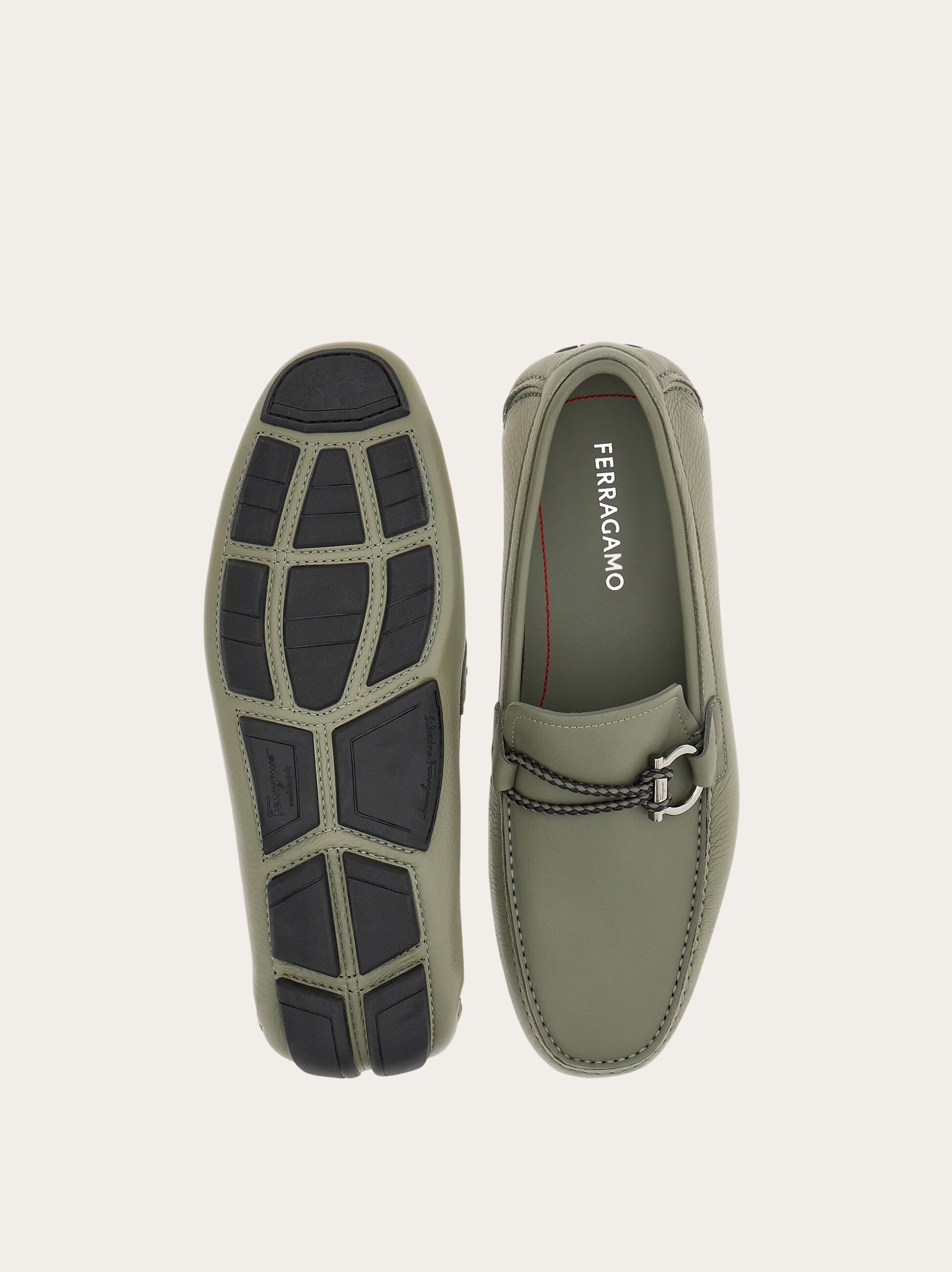 Driver with Gancini ornament - Shoes - Men - Salvatore Ferragamo US