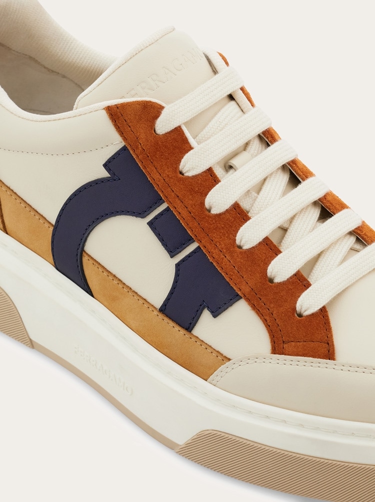 Low-top sneaker with Gancini detail Gallery image 6