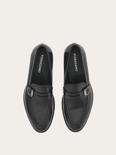 Moccasin with Gancini ornament - Men | Ferragamo