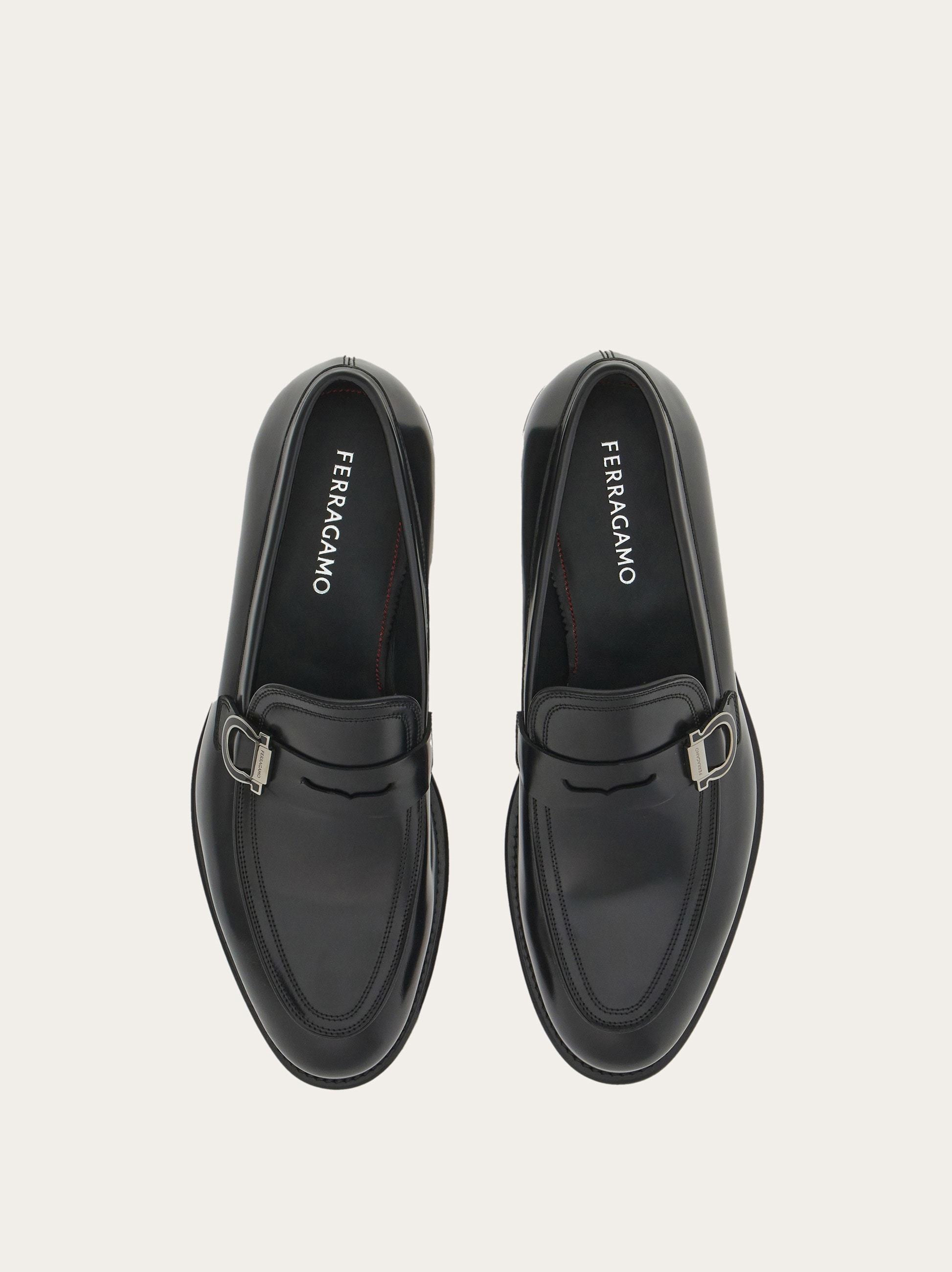 STOCK:NO × FORT GENERAL STORE Moccasin Moccasin with Gancini ornament - Men | Ferragamo