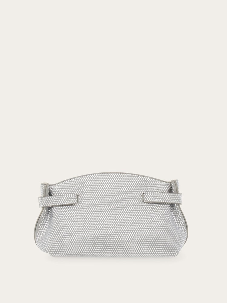 Hug soft crossbody bag with crystals (XS) Gallery image 5
