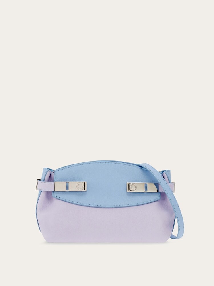Hug bicolor soft crossbody bag (XS) Gallery image 1