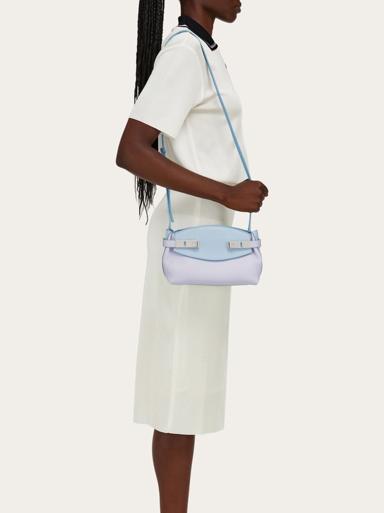 Hug bicolor soft crossbody bag (XS) Gallery image 2