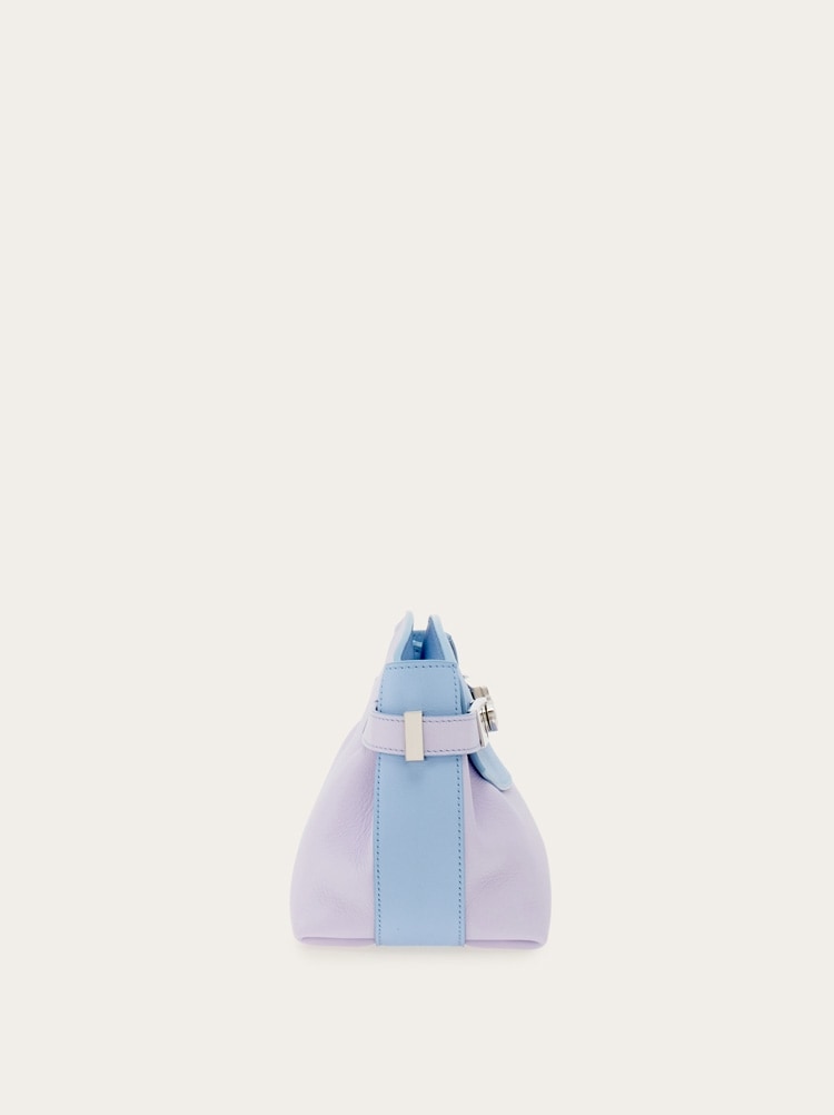 Hug bicolor soft crossbody bag (XS) Gallery image 4