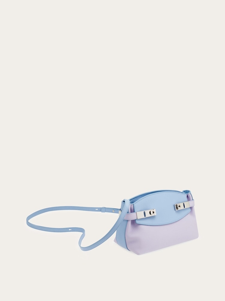 Hug bicolor soft crossbody bag (XS) Gallery image 7