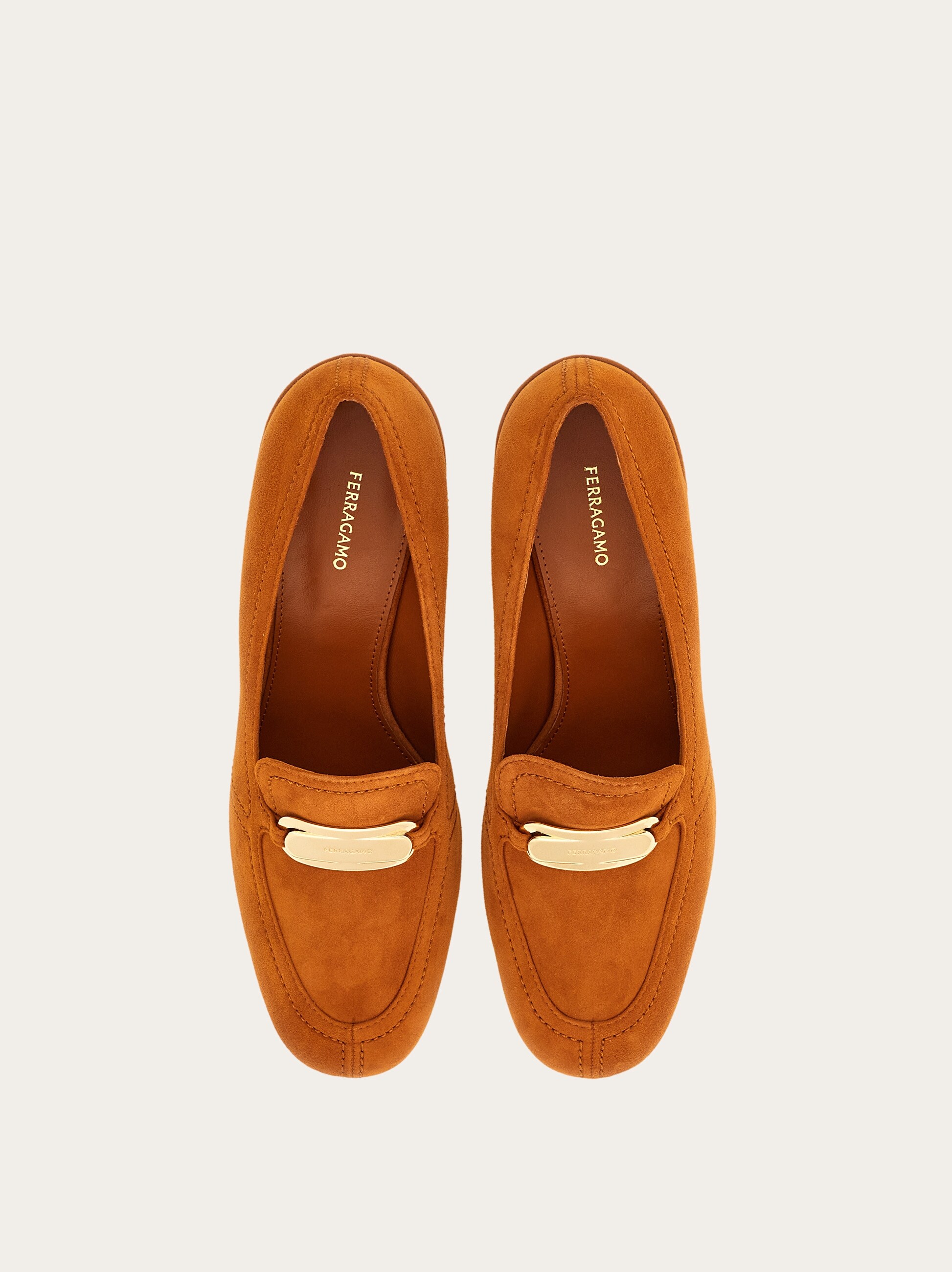 Kitten heel loafer with new Vara buckle - Shoes - Women  