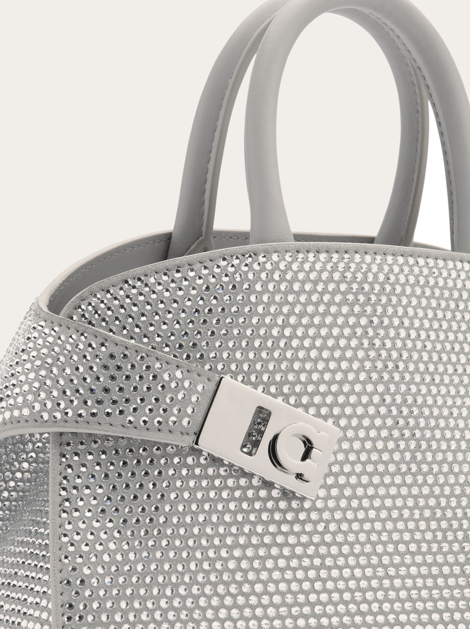 Hug handbag with crystals (XS) - Women | Ferragamo Hug handbag with crystals (XS) - Women | Ferragamo