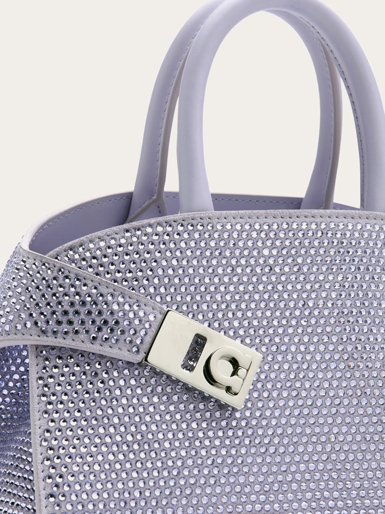 Hug handbag with crystals (S) - Handbags - Women - Salvatore 