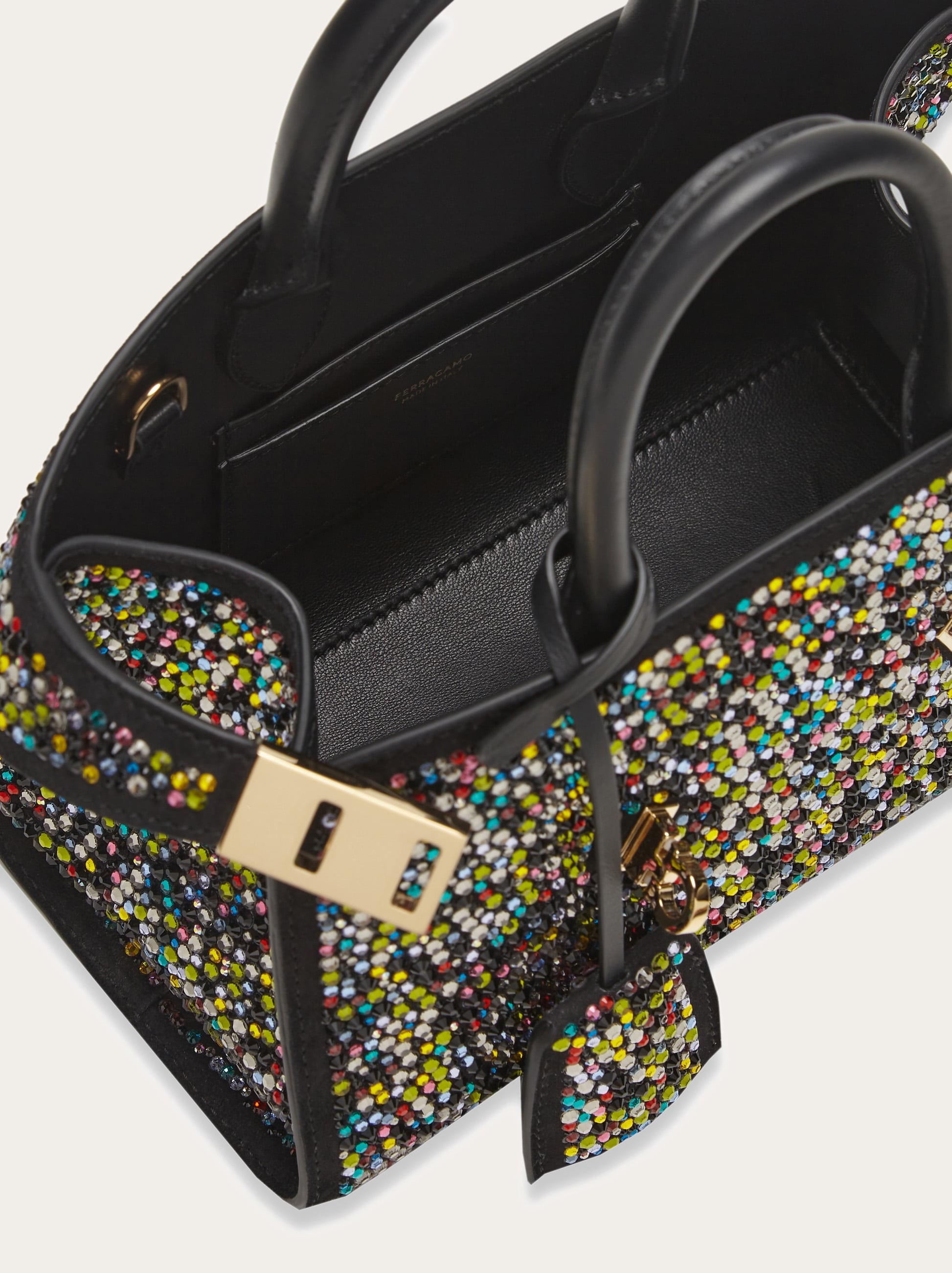 Hug handbag with crystals (XS) - Women | Ferragamo