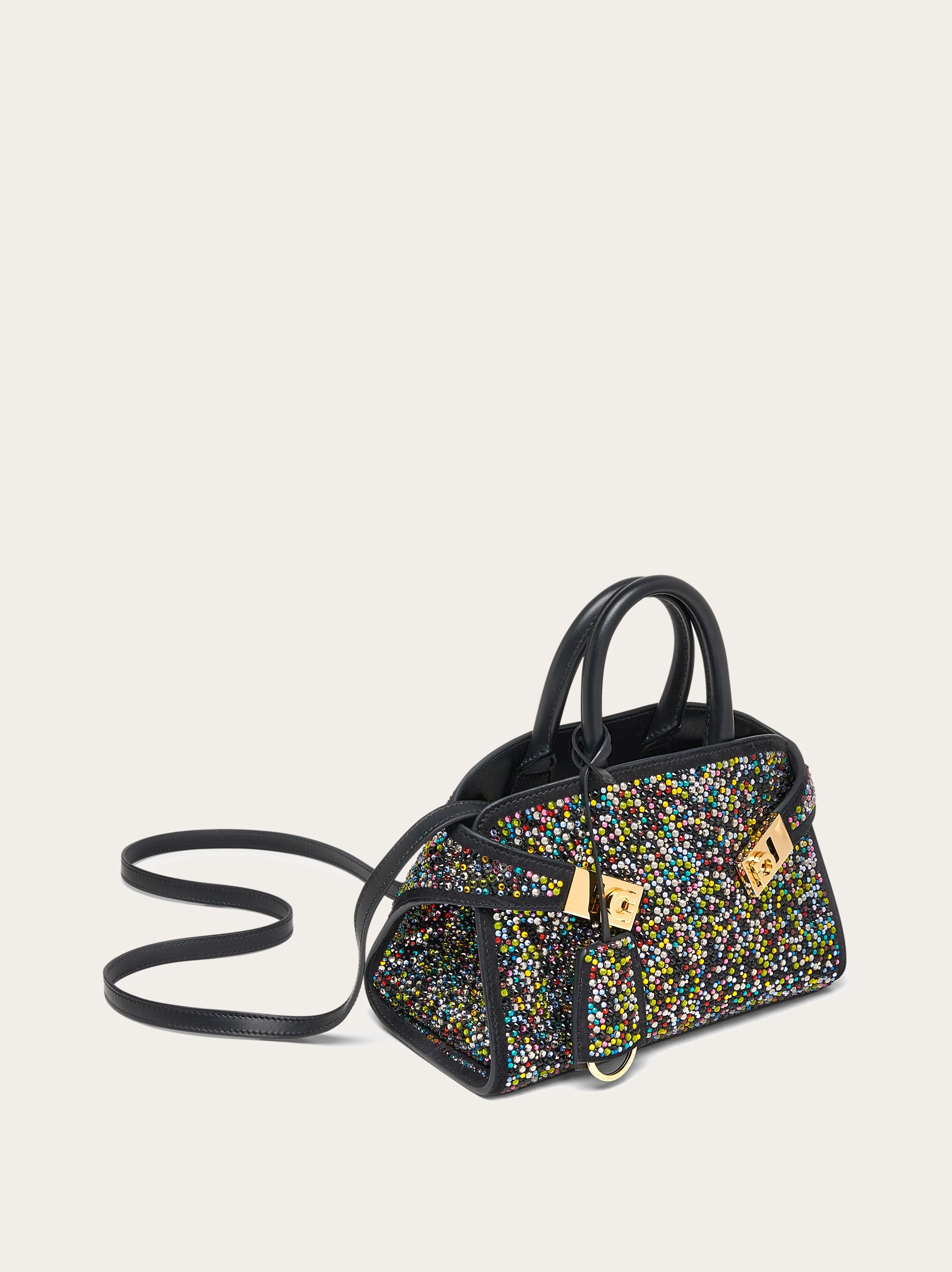Hug handbag with crystals (XS) - Women | Ferragamo