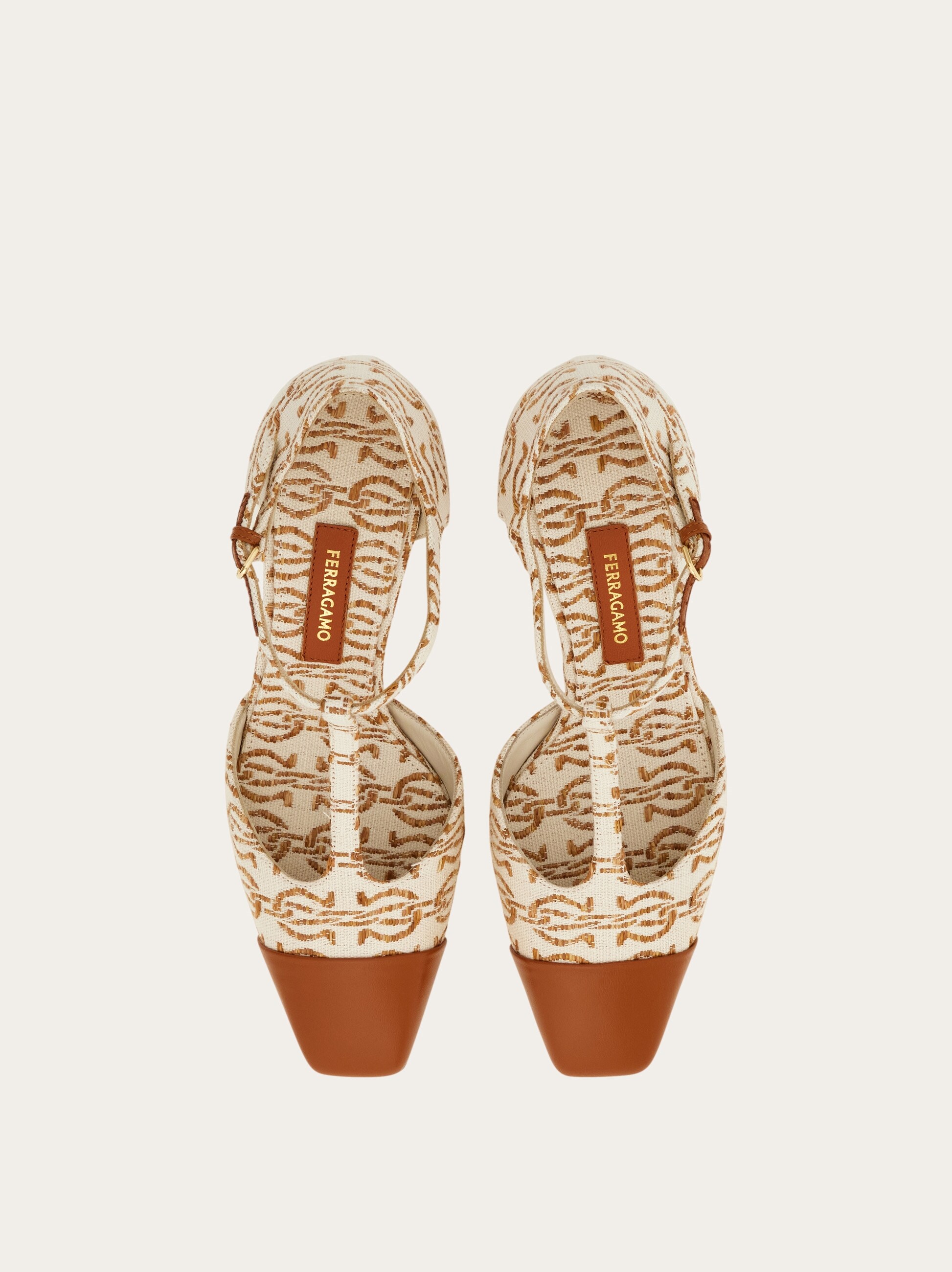 Chunky heel T-strap pump - Shoes - Women - Salvatore Ferragamo EU 