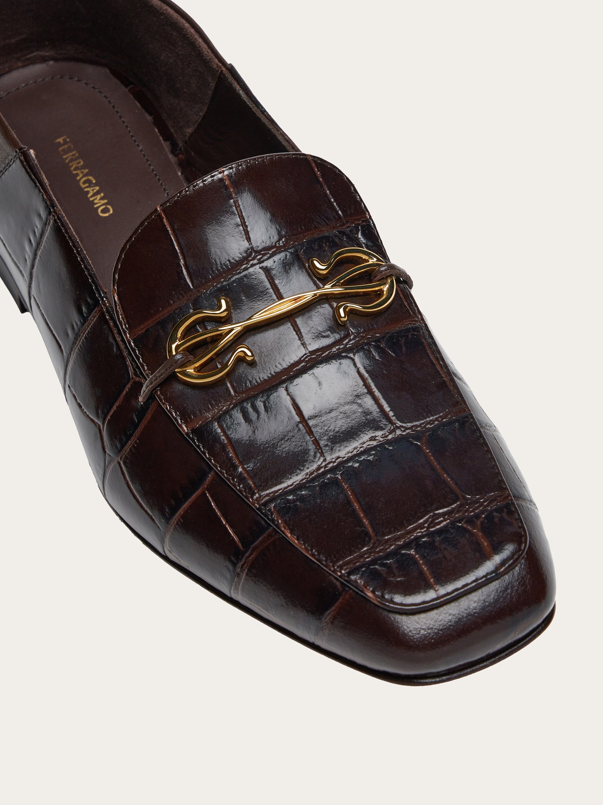 Loafer with Gancini ornament - Shoes - Women - Salvatore Ferragamo US 