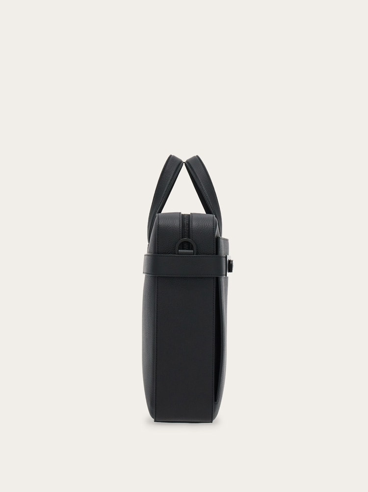 Briefcase with Gancini buckles (M) Gallery image 2
