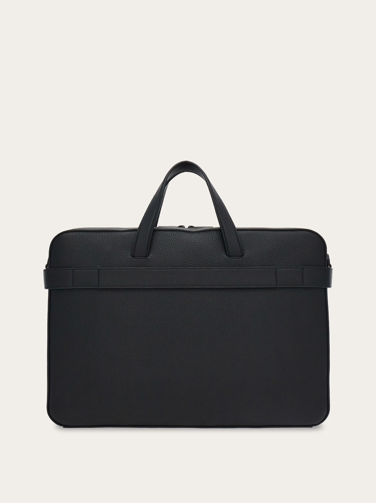 Briefcase with Gancini buckles (M) Gallery image 3