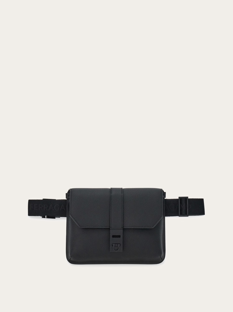 Belt bag with Gancini buckle Gallery image 1