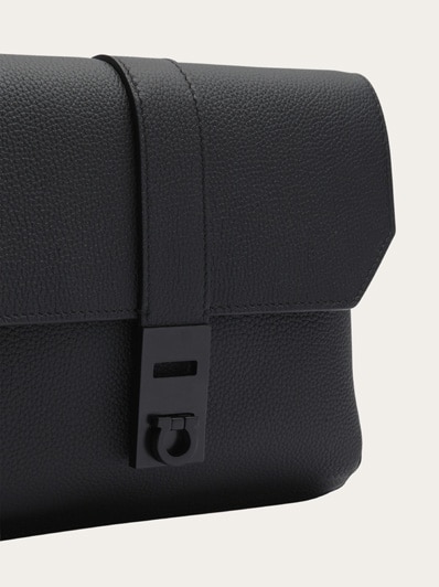 Embossed Gancini pouch - Men | Ferragamo