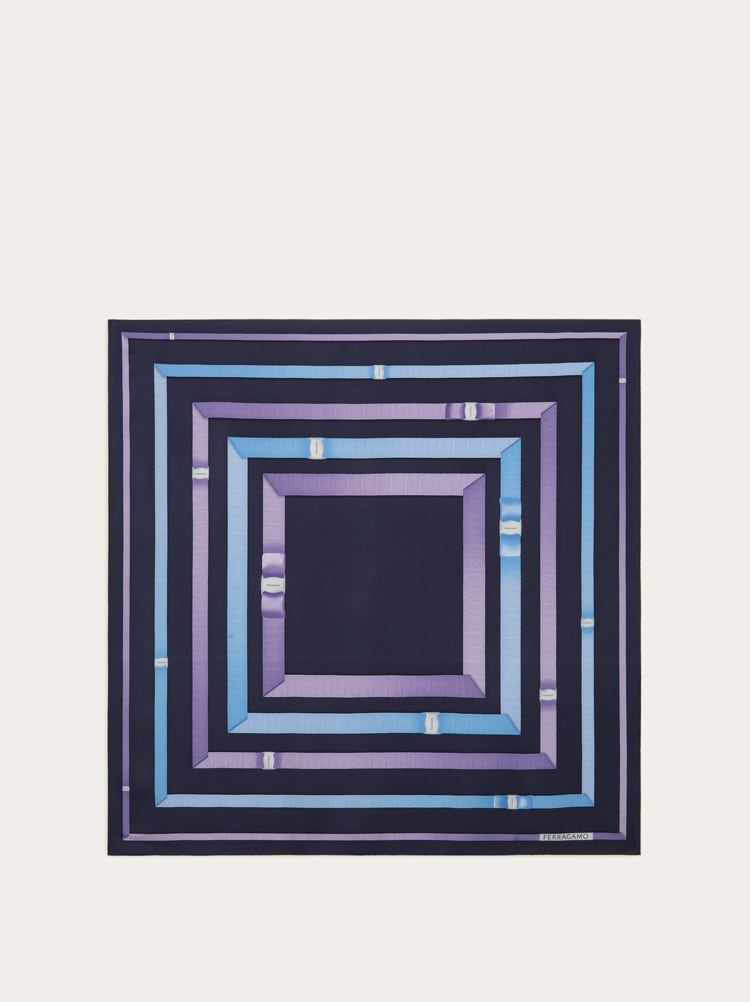 Vara print silk foulard Gallery image 1