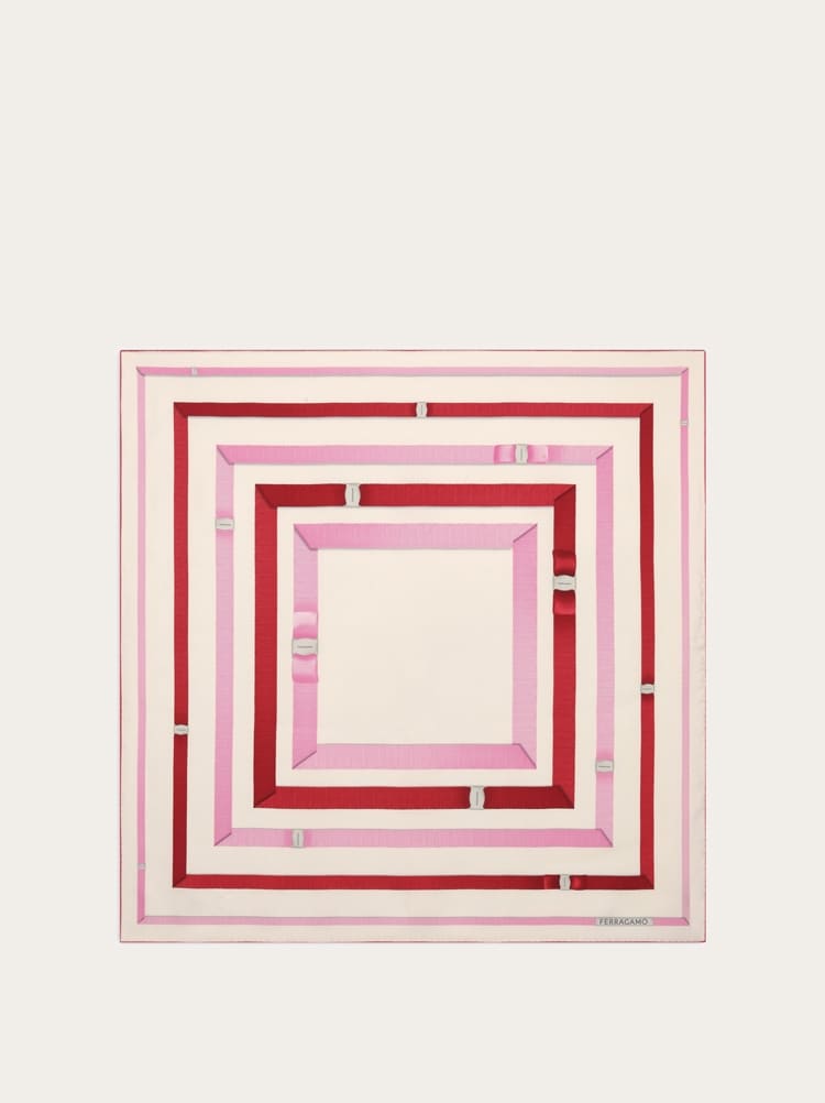 Vara print silk foulard Gallery image 1