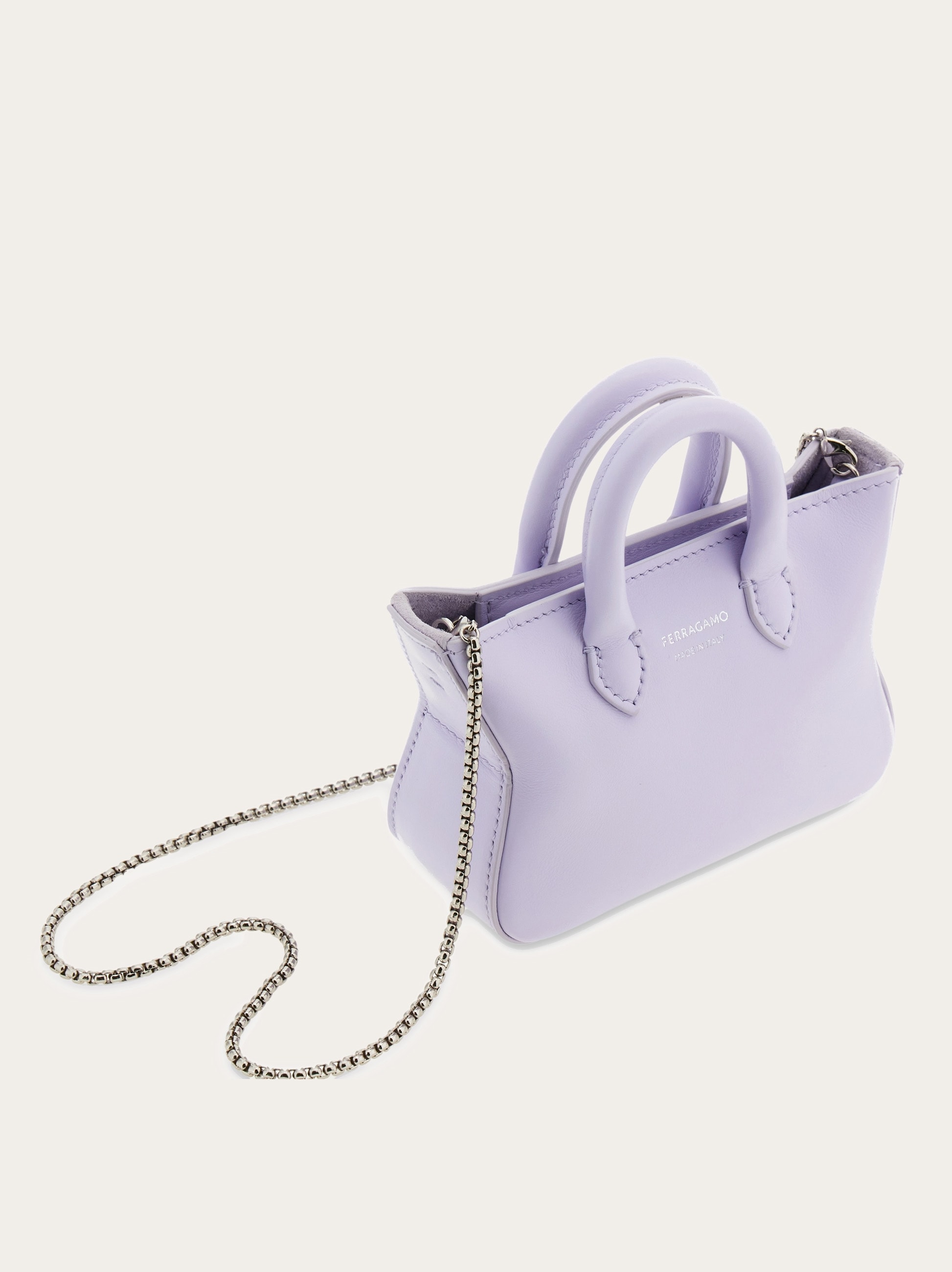 ★Ferragamo★ ブラック Tote Mini Charm 財布 Black Tote Mini Charm Coin Pouch by Ferragamo on Sale
