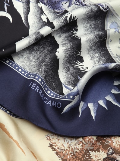スカーフ FERRAGAMO SCARF (320795770201 NYLUNMAS) FERRAGAMO SCARF (320795770201 NYLUNMAS) (FERRAGAMO/スカーフ