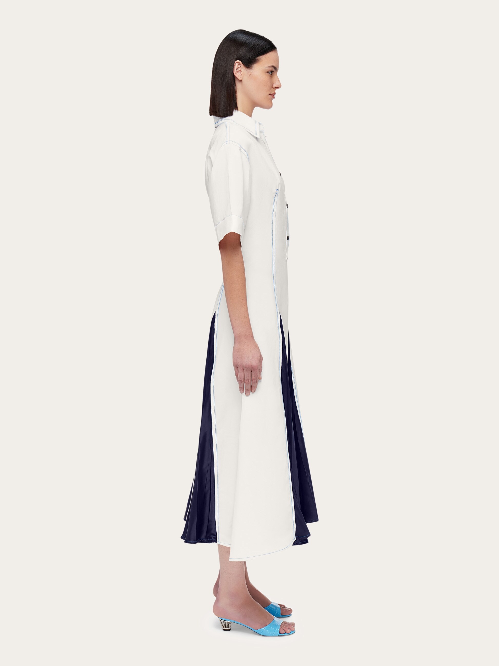 Long dress with inlays - Ready to Wear - Women - Salvatore