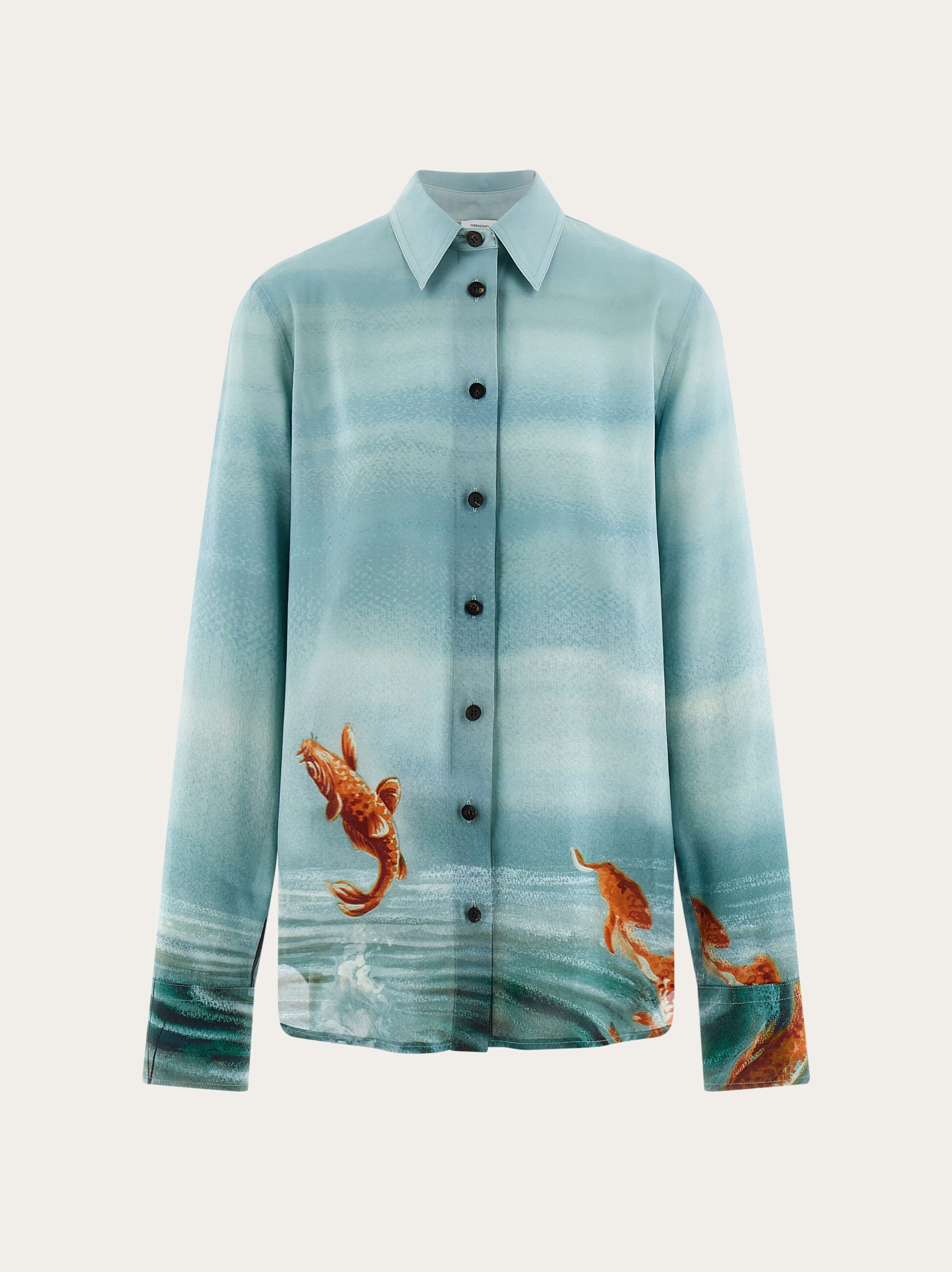 Laguna print shirt - Ready to Wear - Women - Salvatore Ferragamo EU