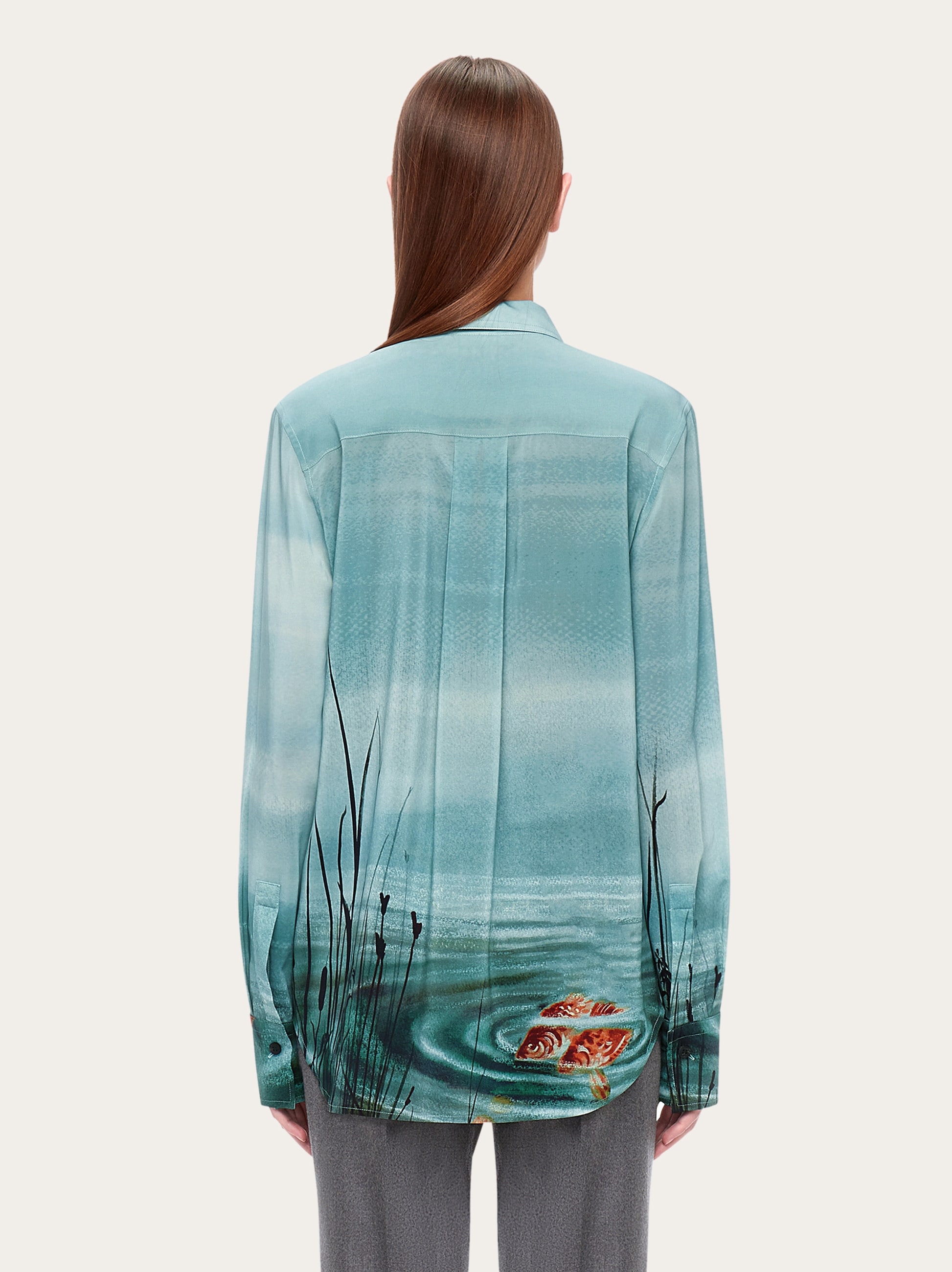 Laguna print shirt - Ready to Wear - Women - Salvatore Ferragamo US
