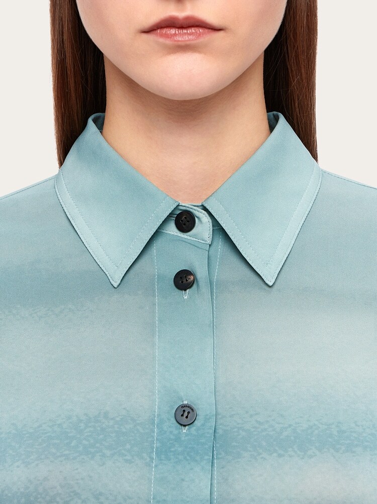 Laguna print shirt - Ready to Wear - Women - Salvatore Ferragamo US