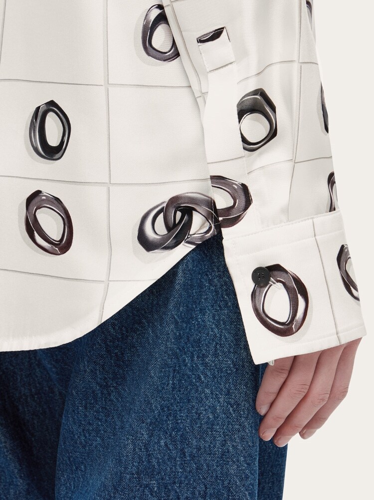 Printed silk shirt - Ready to Wear - Women - Salvatore Ferragamo US 