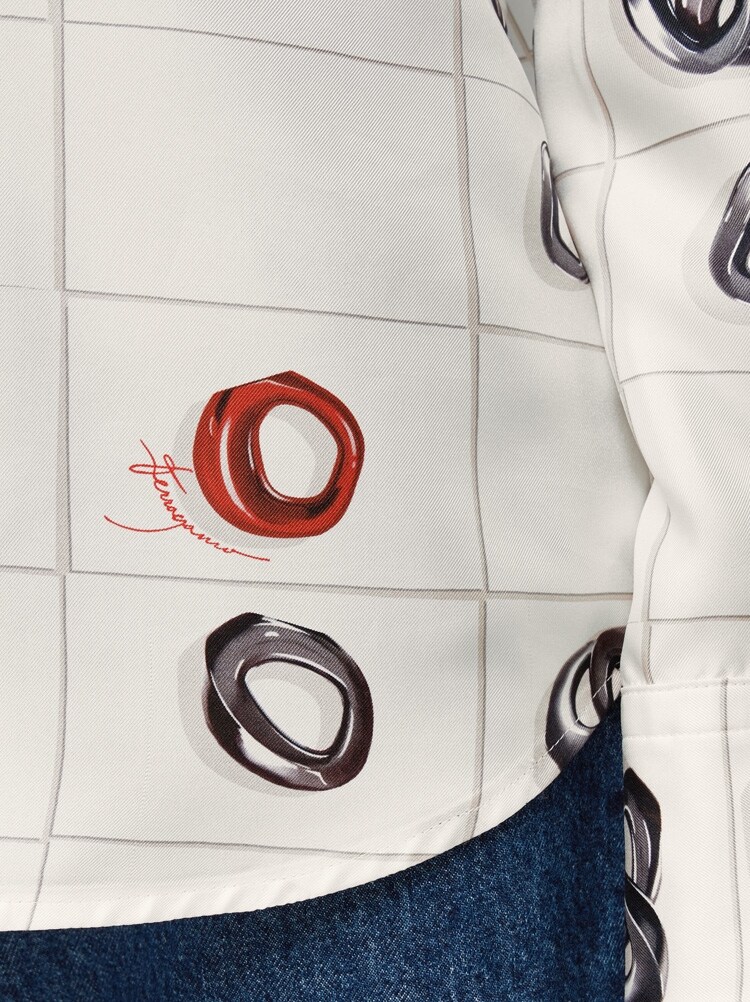 Printed silk shirt - Ready to Wear - Women - Salvatore Ferragamo US 