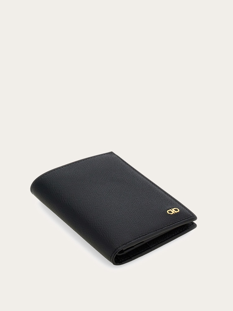 ■FERRAGAMO■ Gancini Compact Wallet Black 22D780726512 22D7 Gancini compact wallet - Women | Ferragamo