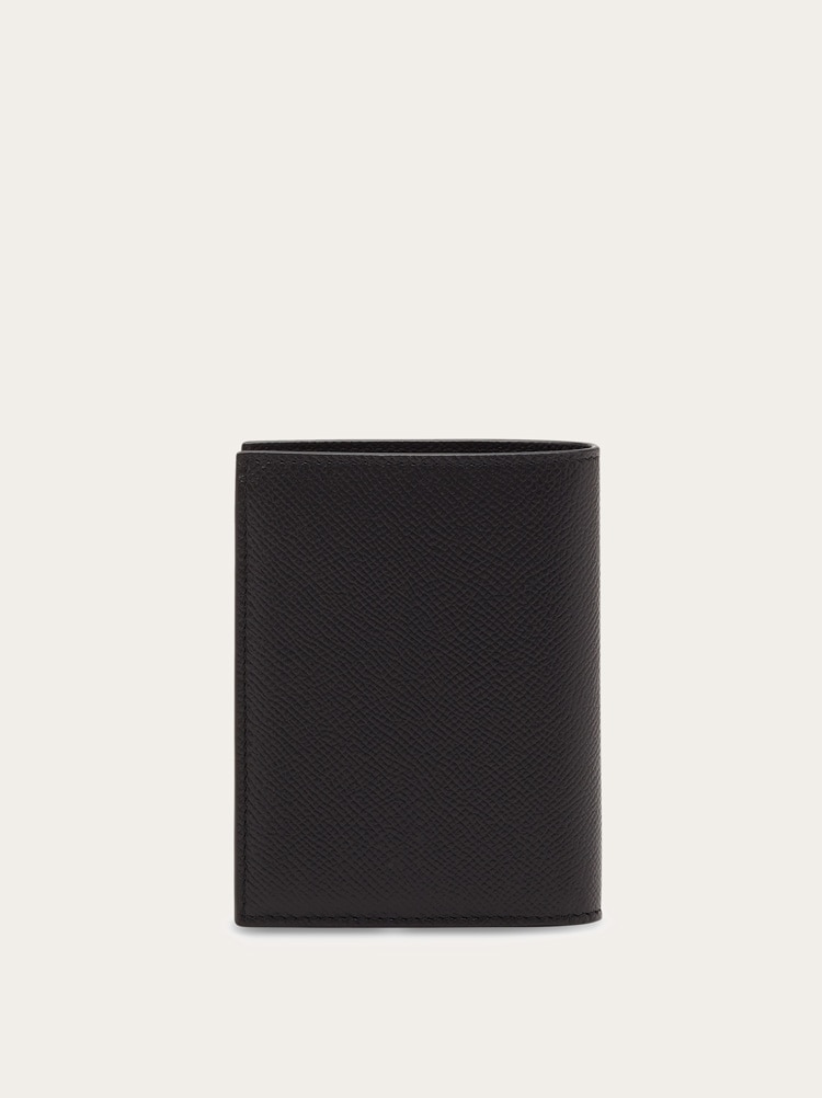 折りたたみ財布 FERRAGAMO GANCINI COMPACT WALLET IN GRAINY LEATHER Gancini compact wallet - Women | Ferragamo