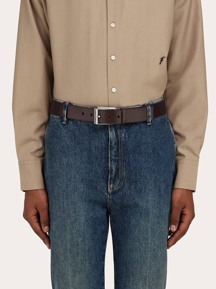 Fixed belt - Belts - Leather Accessories - Men - Salvatore 