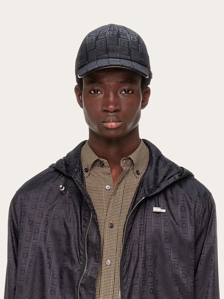 Baseball cap with Gancini Monogram Gallery image 2