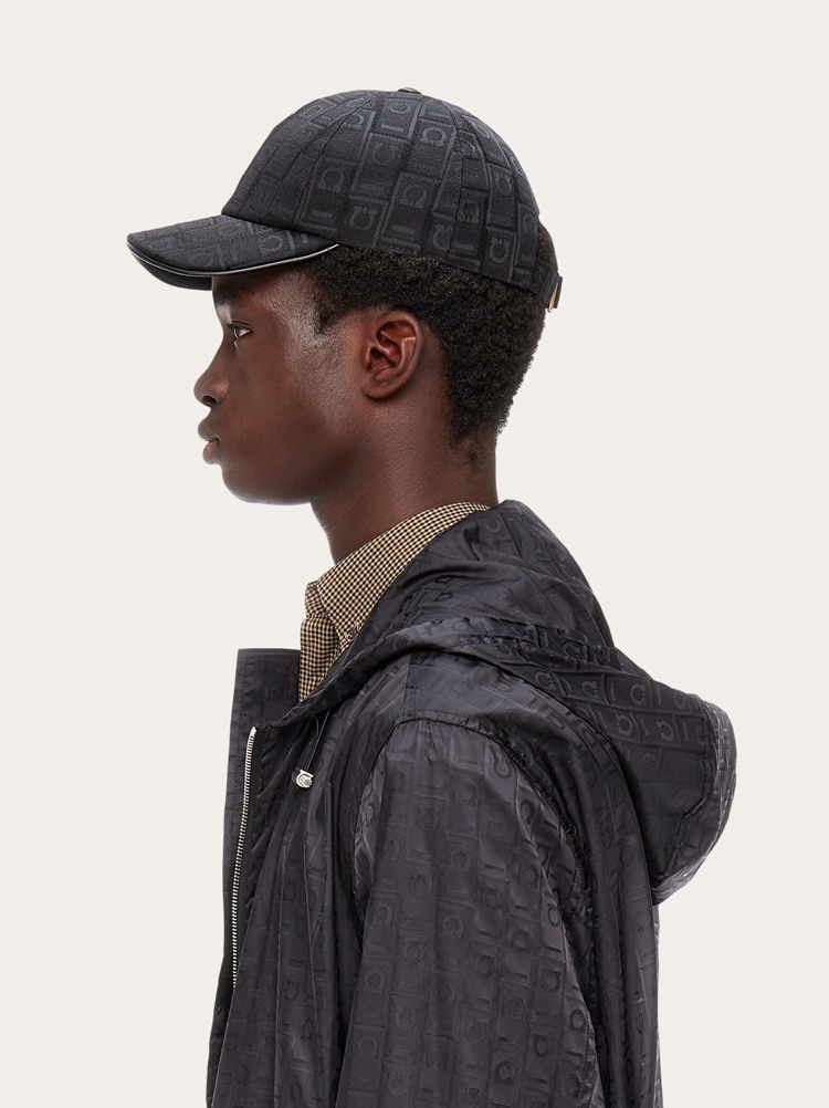 Baseball cap with Gancini Monogram Gallery image 3