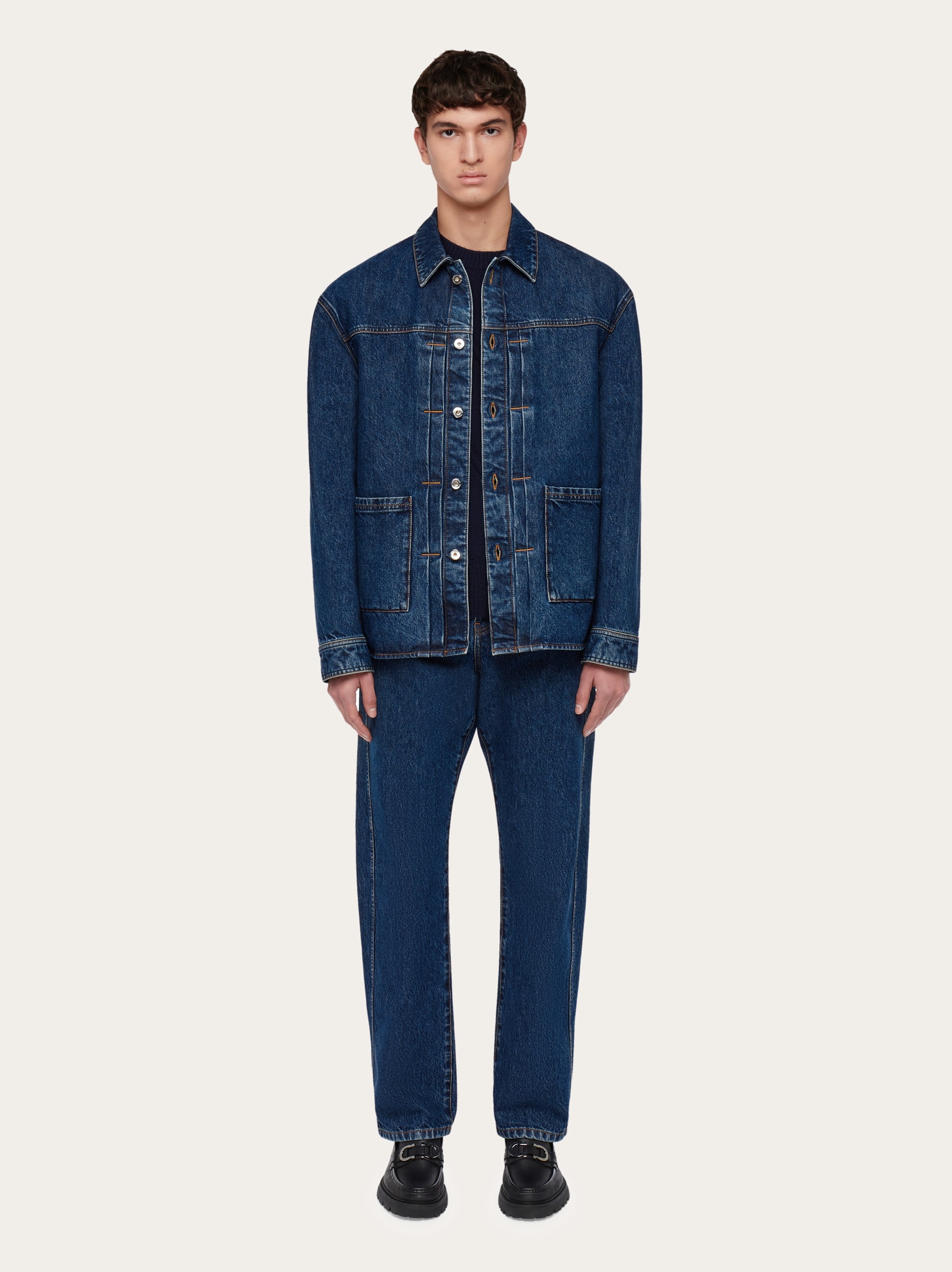 [Salvatore Ferragamo]トラッカージャケット レザージャケット - ウィメンズ | Ferragamo