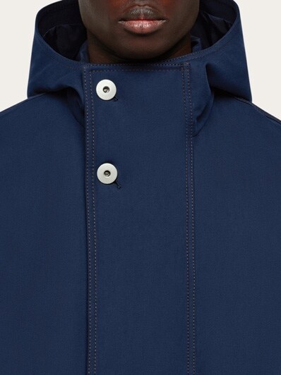 Denim hooded blouson - Ready to Wear - Men - Salvatore Ferragamo UK