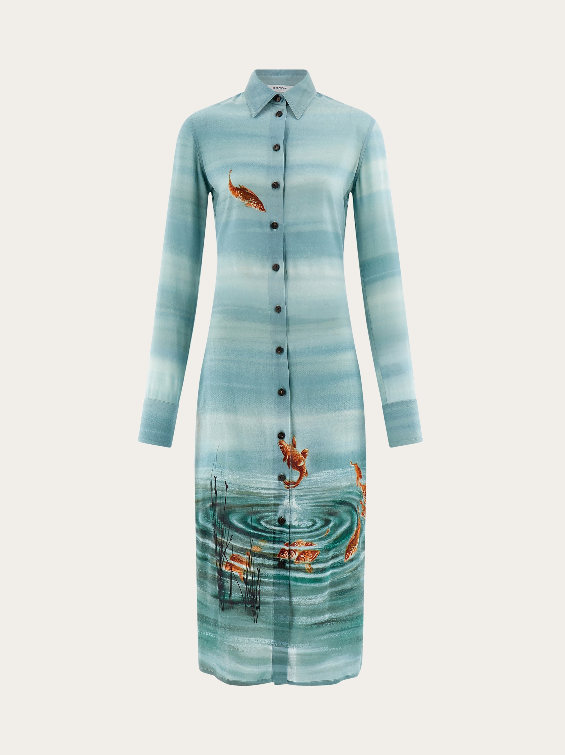 Laguna print chemisier - Women - Salvatore Ferragamo US