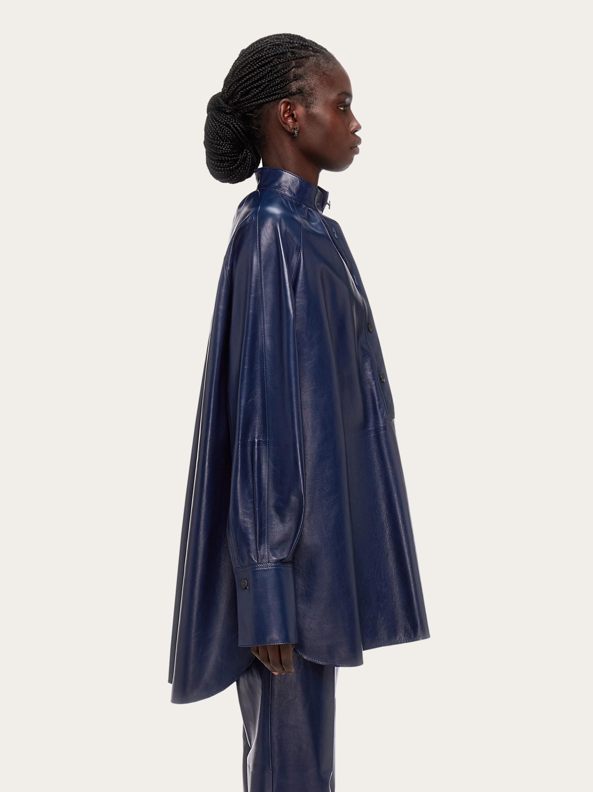 Oversize nappa shirt - Ready to Wear - Women - Salvatore Ferragamo US 