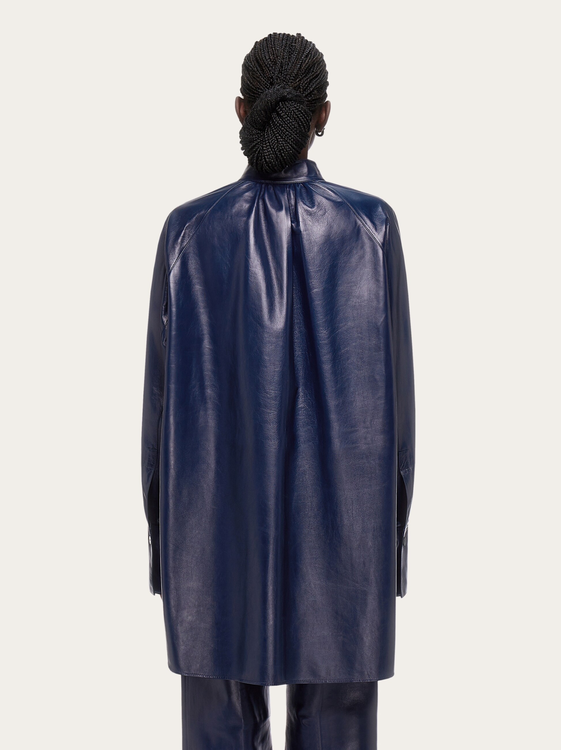 Oversize nappa shirt - Ready to Wear - Women - Salvatore Ferragamo US 