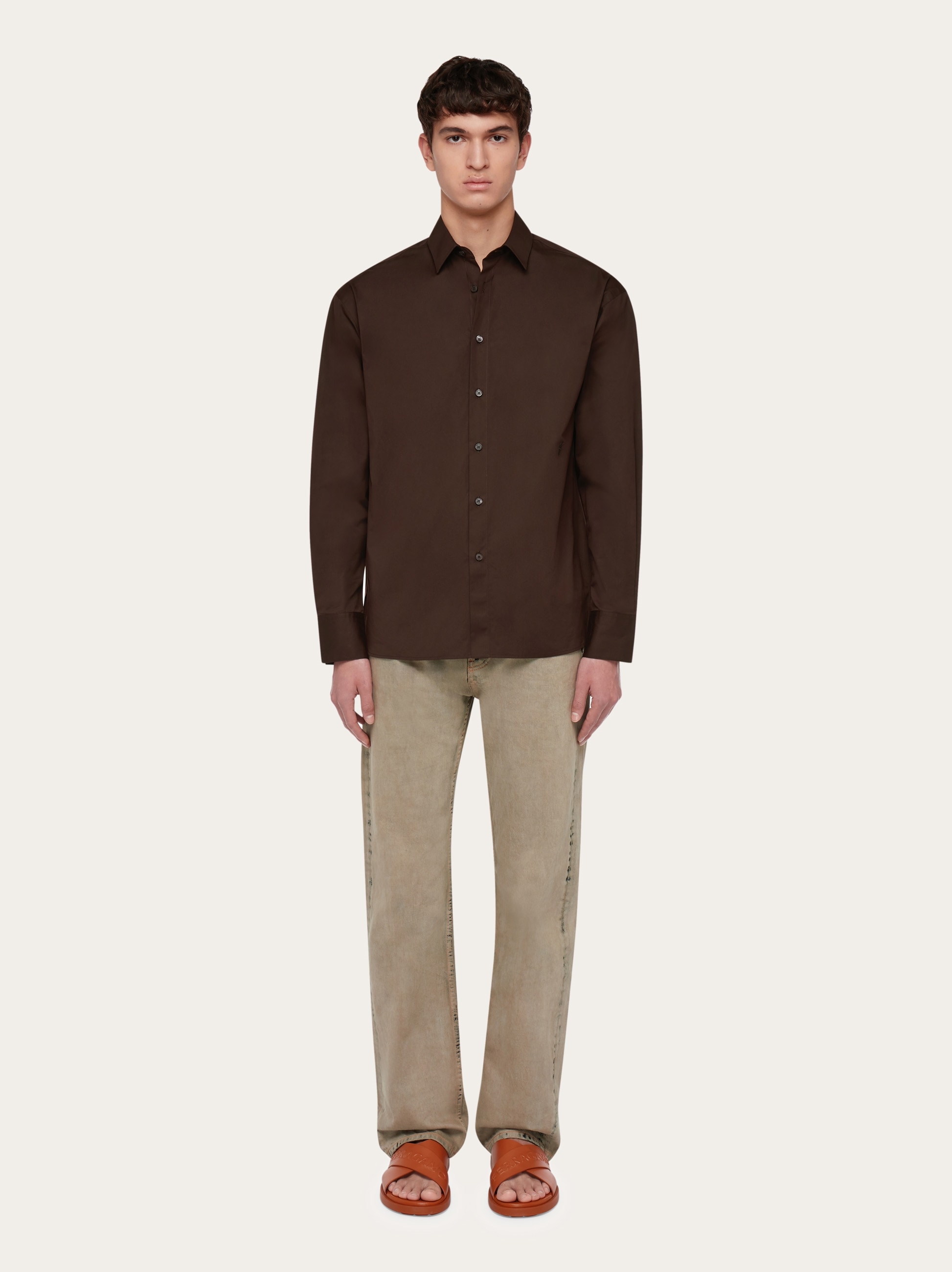 Long sleeved shirt - Ready to Wear - Men - Salvatore Ferragamo EU