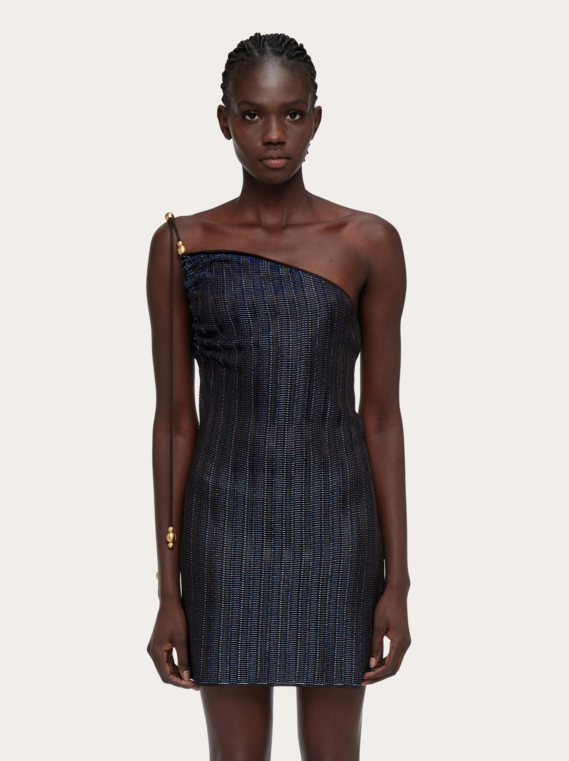 One shoulder mini dress - Ready to Wear - Women - Salvatore 